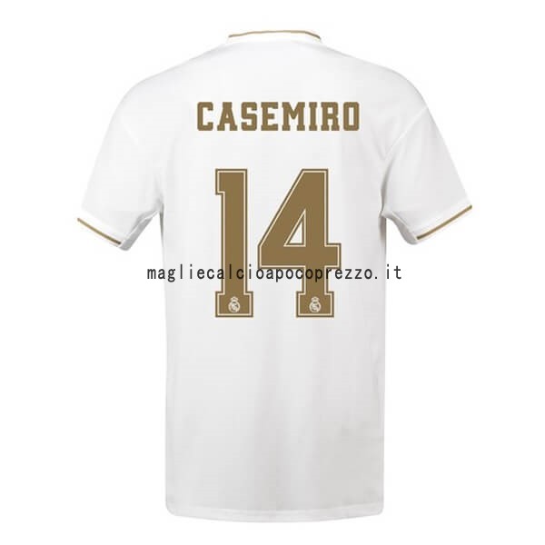 NO.14 Casemiro Prima Maglia Real Madrid 2019 2020 Bianco
