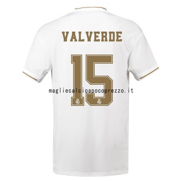 NO.15 Valverde Prima Maglia Real Madrid 2019 2020 Bianco