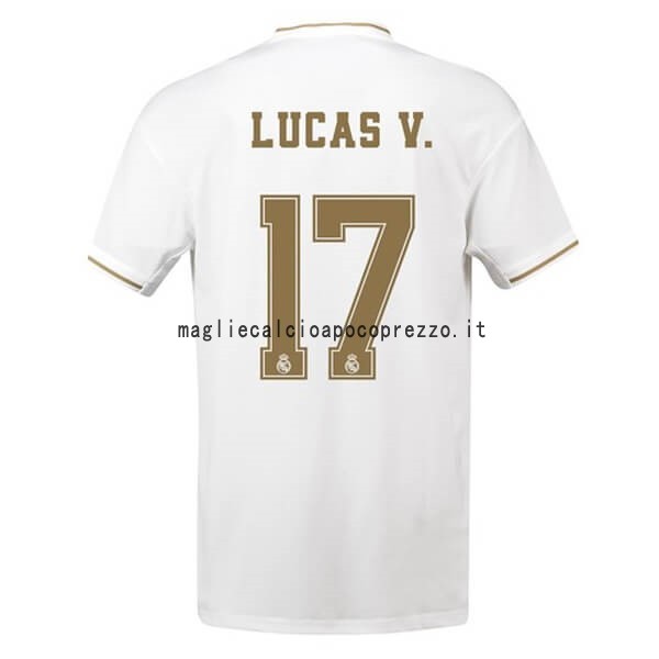 NO.17 Lucas V. Prima Maglia Real Madrid 2019 2020 Bianco