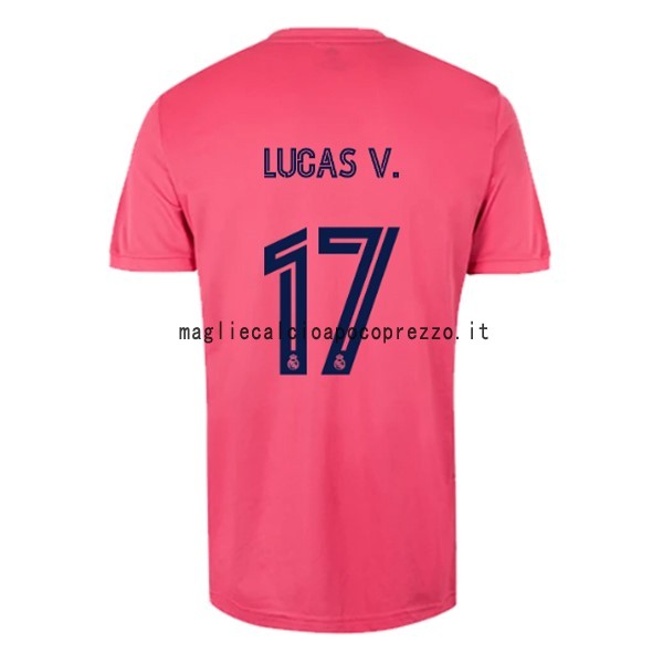 NO.17 Lucas V. Seconda Maglia Real Madrid 2020 2021 Rosa