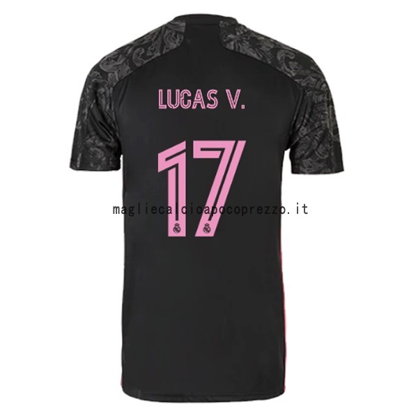 NO.17 Lucas V. Terza Maglia Real Madrid 2020 2021 Nero