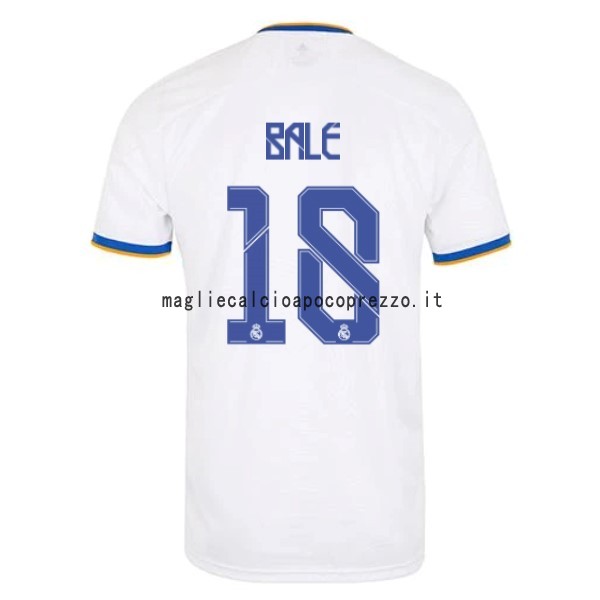 NO.18 Bale Prima Maglia Real Madrid 2021 2022 Bianco