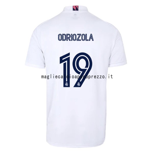 NO.19 Odriozola Prima Maglia Real Madrid 2020 2021 Bianco