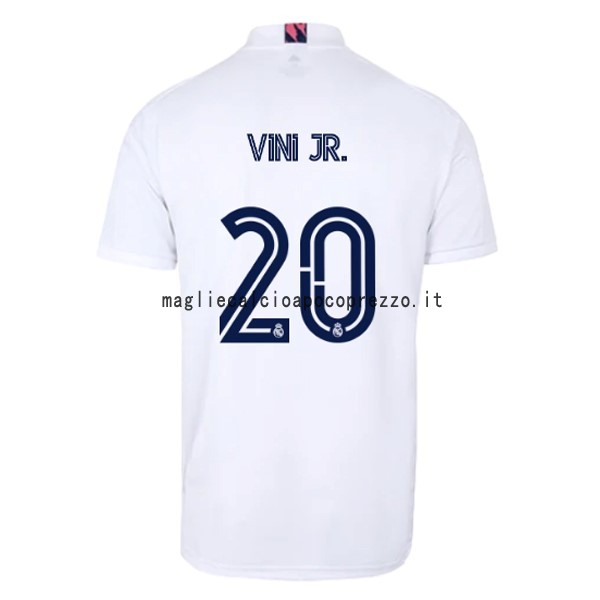 NO.20 Vini Jr. Prima Maglia Real Madrid 2020 2021 Bianco
