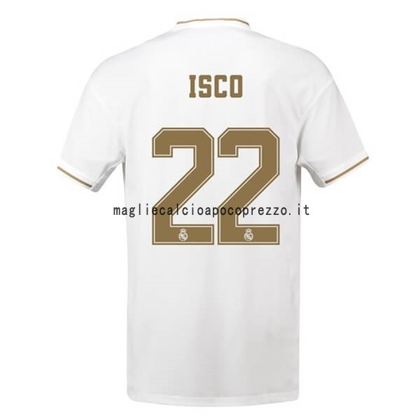 NO.22 Isco Prima Maglia Real Madrid 2019 2020 Bianco