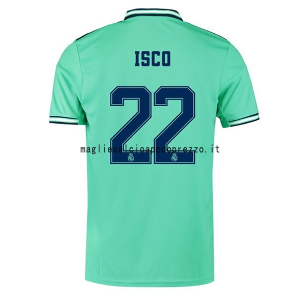 NO.22 Isco Terza Maglia Real Madrid 2019 2020 Verde