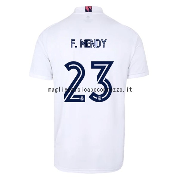 NO.23 F. Mendy Prima Maglia Real Madrid 2020 2021 Bianco
