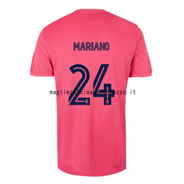 NO.24 Mariano Seconda Maglia Real Madrid 2020 2021 Rosa