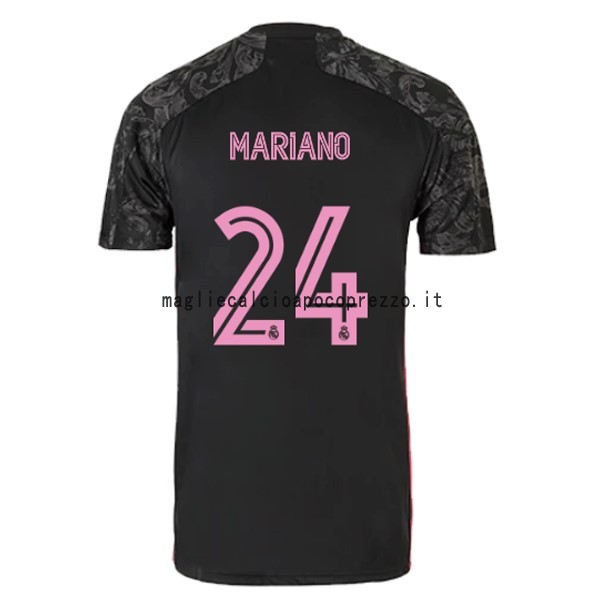 NO.24 Mariano Terza Maglia Real Madrid 2020 2021 Nero