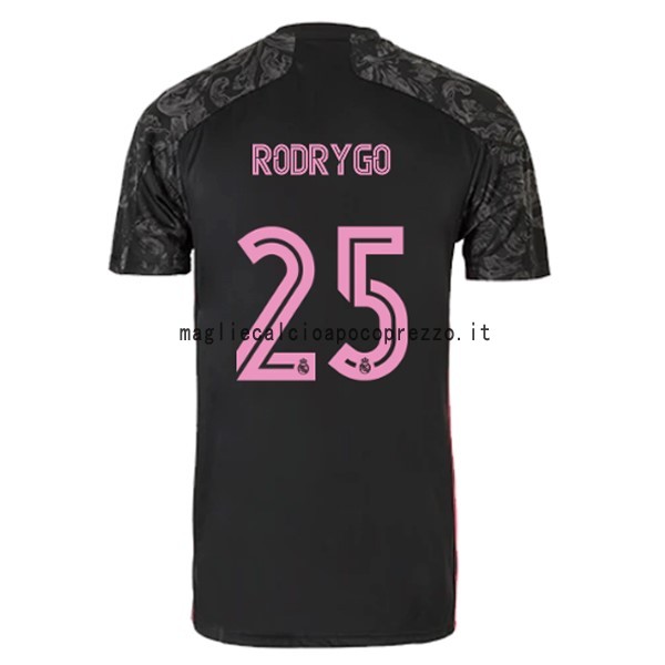 NO.25 Rodrygo Terza Maglia Real Madrid 2020 2021 Nero