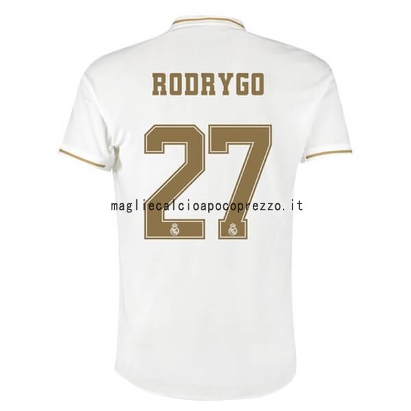NO.27 Rodrygo Prima Maglia Real Madrid 2019 2020 Bianco