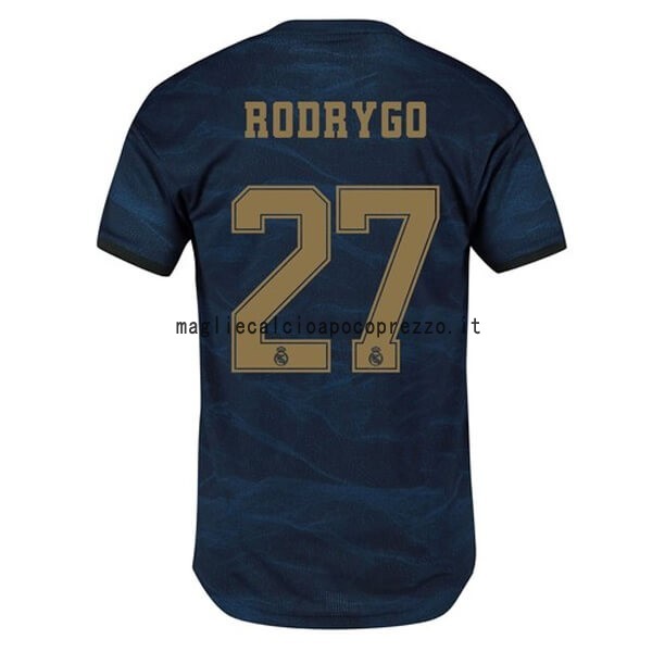 NO.27 Rodrygo Seconda Maglia Real Madrid 2019 2020 Blu