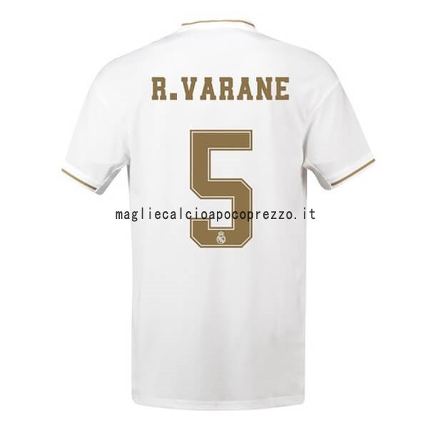 NO.5 Varane Prima Maglia Real Madrid 2019 2020 Bianco
