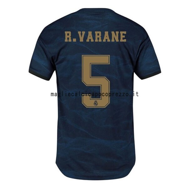 NO.5 Varane Seconda Maglia Real Madrid 2019 2020 Blu