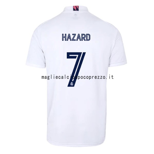 NO.7 Hazard Prima Maglia Real Madrid 2020 2021 Bianco