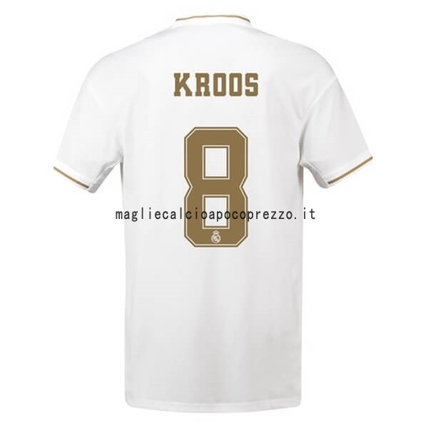 NO.8 Kroos Prima Maglia Real Madrid 2019 2020 Bianco