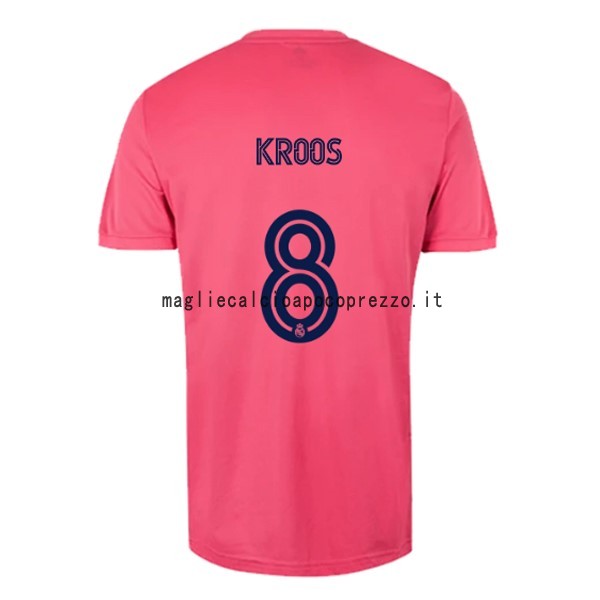NO.8 Kroos Seconda Maglia Real Madrid 2020 2021 Rosa