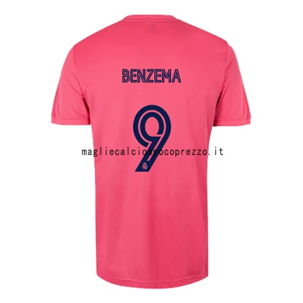 NO.9 Benzema Seconda Maglia Real Madrid 2020 2021 Rosa