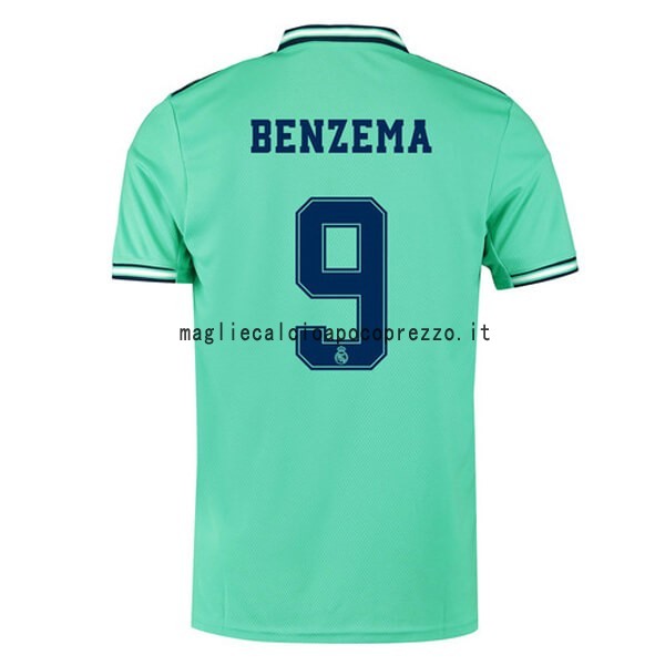NO.9 Benzema Terza Maglia Real Madrid 2019 2020 Verde