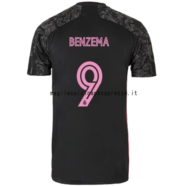 NO.9 Benzema Terza Maglia Real Madrid 2020 2021 Nero