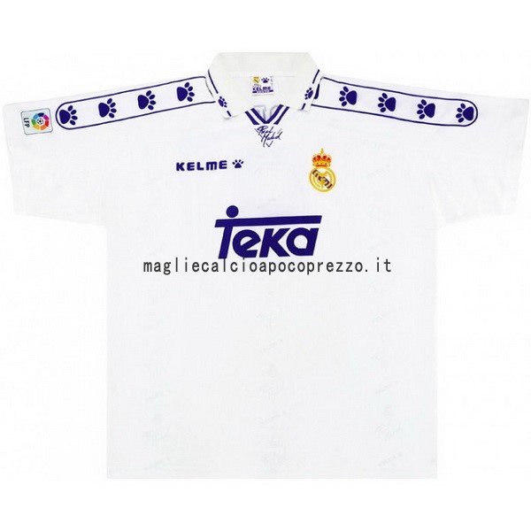 Prima Maglia Real Madrid Rétro 1994 1996 Bianco