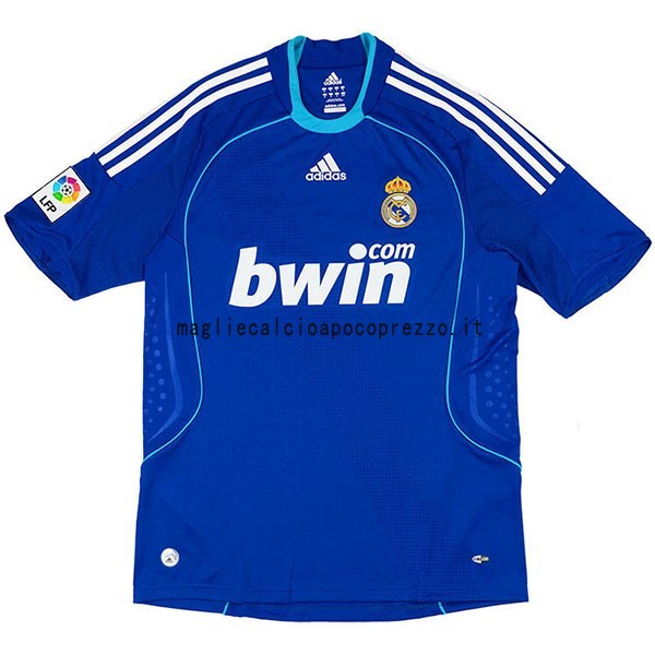 Seconda Maglia Real Madrid Rétro 2008 2009 Blu