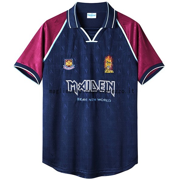 Prima Maglia West Ham United Retro 1999 2001 Blu